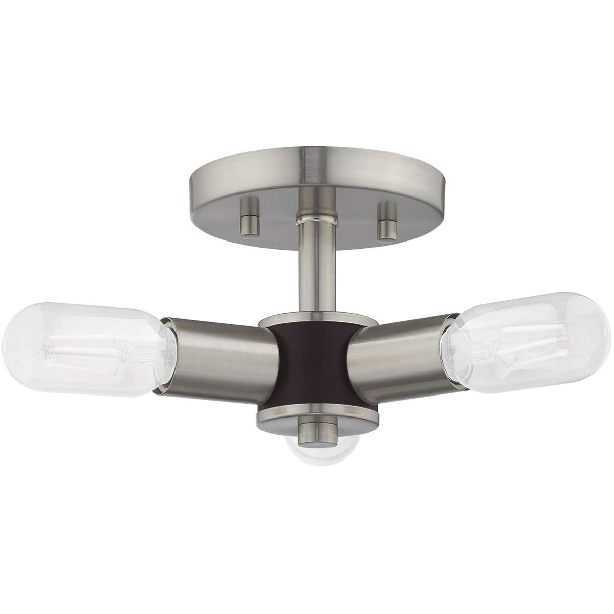 Livex Lighting 3 Lt Brushed Nickel Ceiling Mount