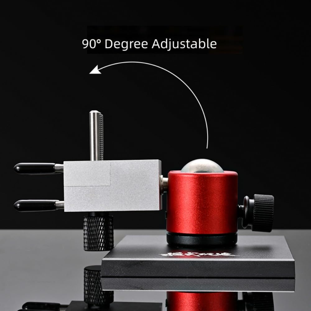 ANSAI Tabletop Vise Mini Vice Spherical Rotating Metal Base for Hobbies