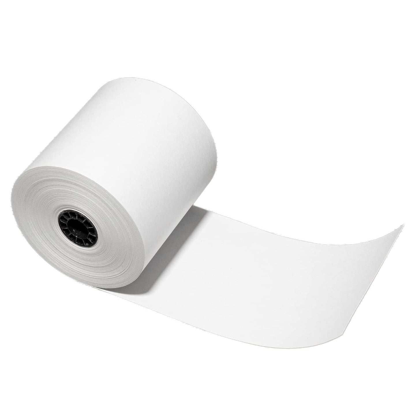 3" x 165' Kitchen Register Rolls,1 Ply Bond Printer Printer Pos Paper Roll 50 Rolls/Case (Single Solid Core 46GSM)