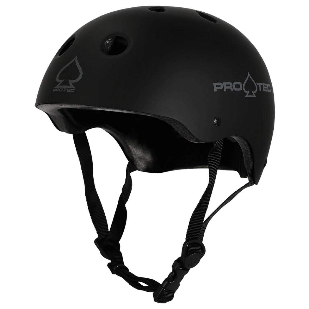 Pro-Tec Classic Certified Skateboard Helmet, Ideal for Skateboarding, Bicycling, BMX and Roller Skating, – X-Large – Black Matte