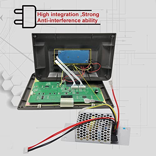 3 Axis DRO LCD Screen Metal Shell Digital Readout Display for Bridgeport Mill MIlling Machine Lathe Machine Tools (D80M-3V RPM Hall Sensor)
