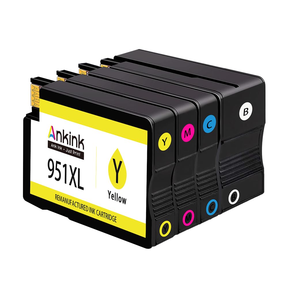 950XL 951XL Ink Cartridges Combo Pack Replacement for HP 950 951 XL Compatible for HP OfficeJet Pro 8600 8610 8615 8616 8620 8625 8100 8630 8660 8640 8100 271DW 276DW 251DW, Black Cyan Magenta Yellow
