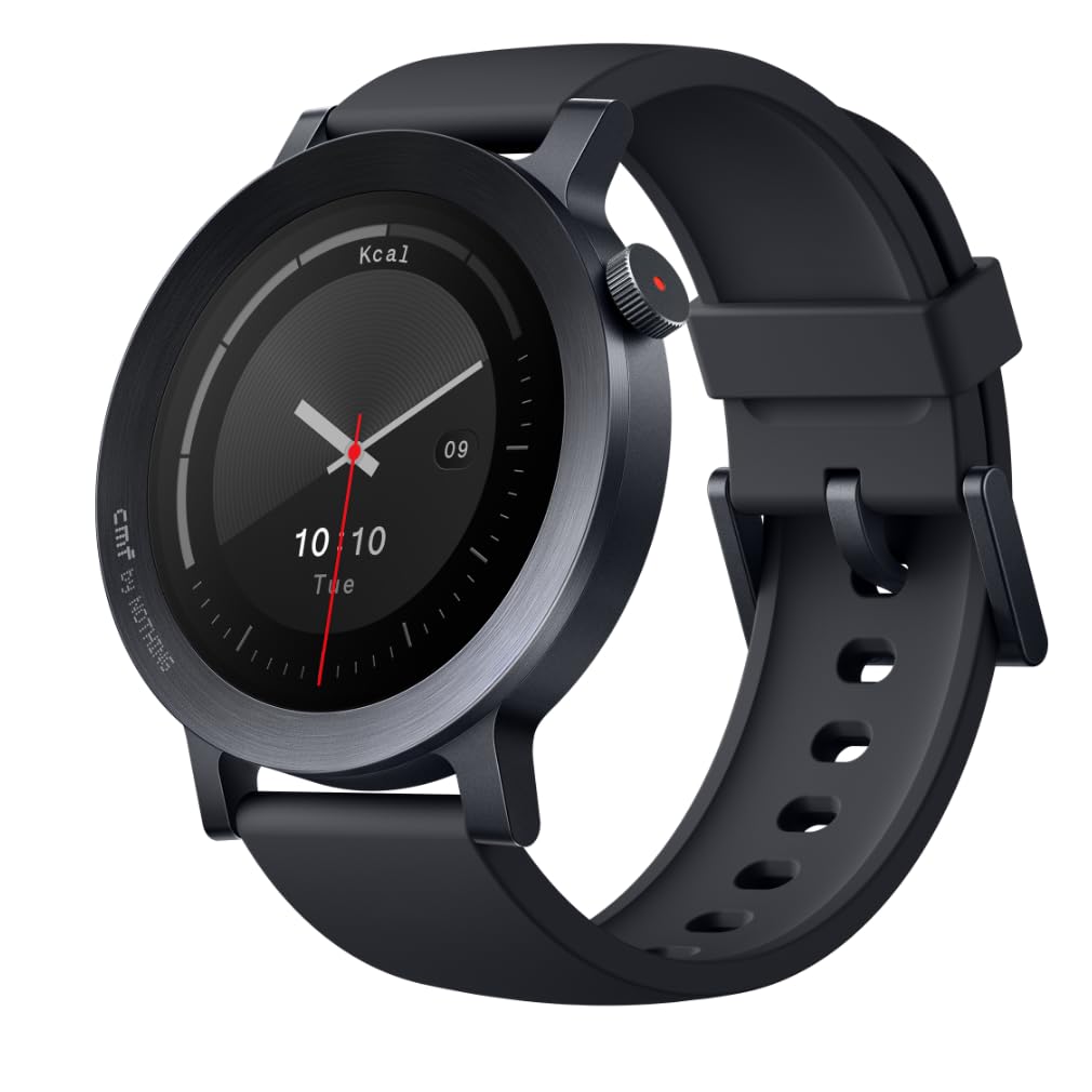 CMF by Nothing Watch 3 Pro Smart Watch for Men Women, Bluetooth Call AI Energy Score, 1.43” Heart Rate Tracking, Sleep Monitor, GPS & 130 Sport Modes, Fitness Tracker for Android iOS, IP68 Dark Grey