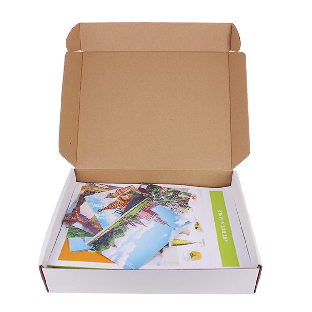 zmybcpack 30 Pack 11x8.75x2 Inch Corrugated Box Mailers- White Cardboard Shipping Box Corrugated Box Mailer Shipping Box For Mailer, Moving and Craft