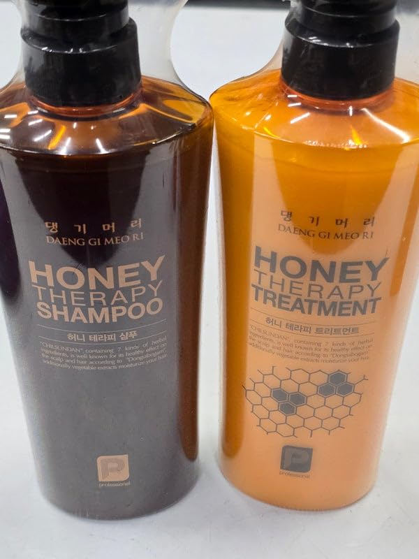 Daeng Gi Meo Ri - Honey Therapy Shampoo&Treatment&Hair Mask Set(Shampoo and Treatment16.9 FL.OZ/500ml,Hair Mask150ml)
