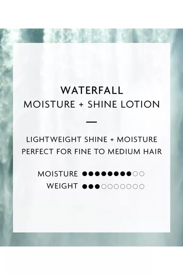 R+Co Waterfall Moisture and Shine Lotion | Lightweight Hair Hydration + Softness | Vegan + Cruelty-Free | 5 Fl Oz