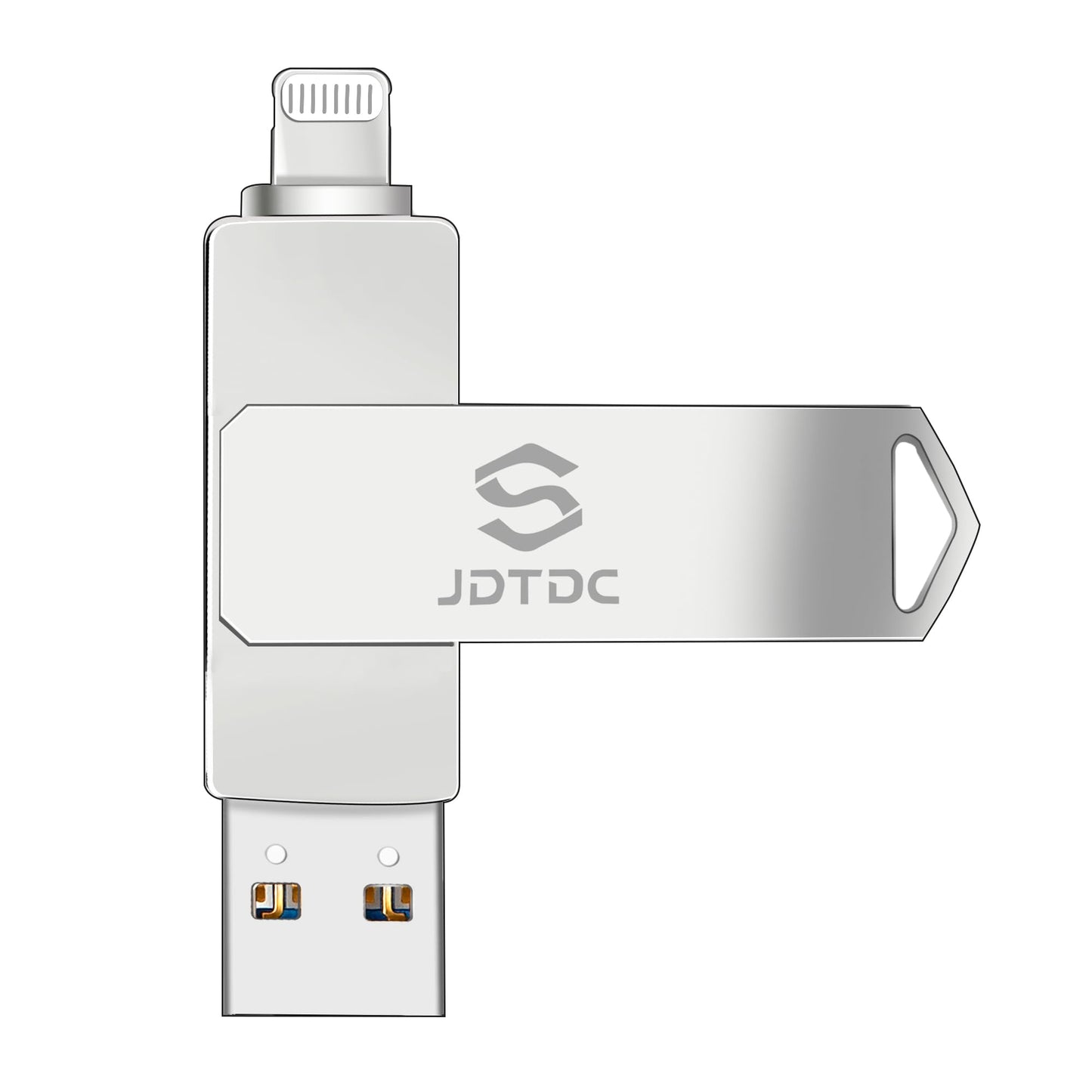 Apple MFi Certified 128GB iPhone Photo Stick iPhone Memory iPhone USB Storage for Photos Videos Contacts iPhone USB Flash Drive Memory for iPad External iPhone Storage iPhone Thumb Drive for iPad