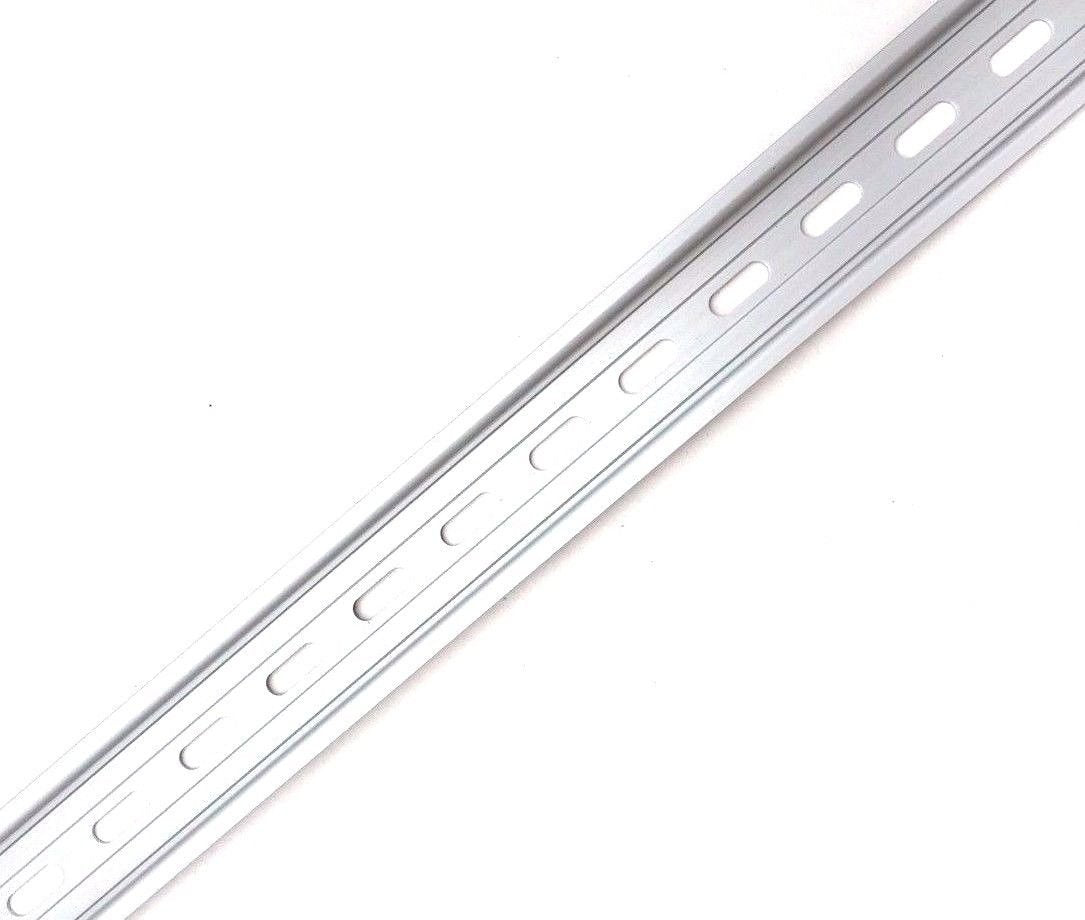 10 Pieces DIN Rail Slotted Aluminum RoHS 1 Meter Long 35mm 7.5mm 10 Meters Total