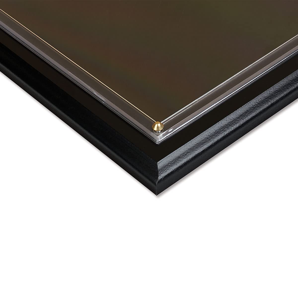 Fine Stationery Flat Black Certificate Award Plaque - Slide-In 8.5" x 11" Certificate or Diploma, Wood Wall Frame, 11 inches by 13.5 Inches