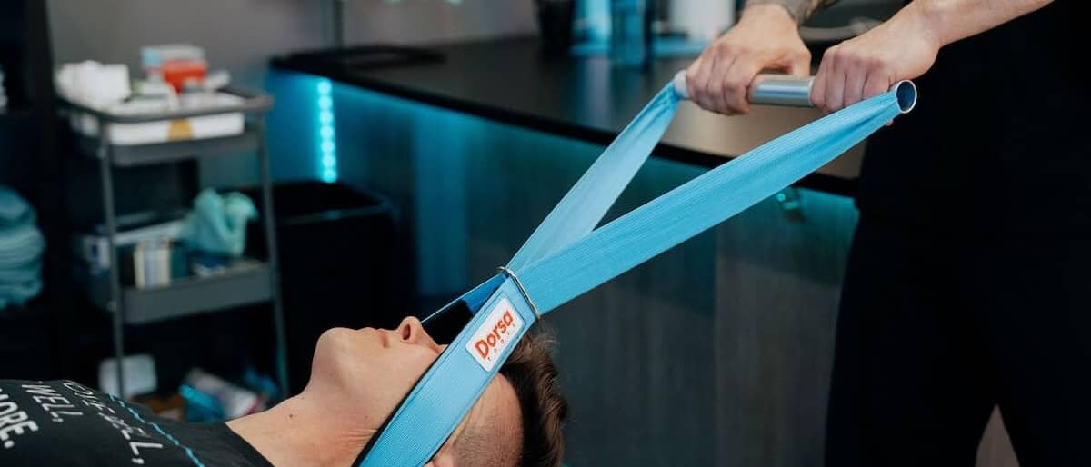 Dorsa Tools Neck Stretcher & Cervical Traction Device for Neck Pain – Professional Grade Neck Decompression with Stainless Steel Handle