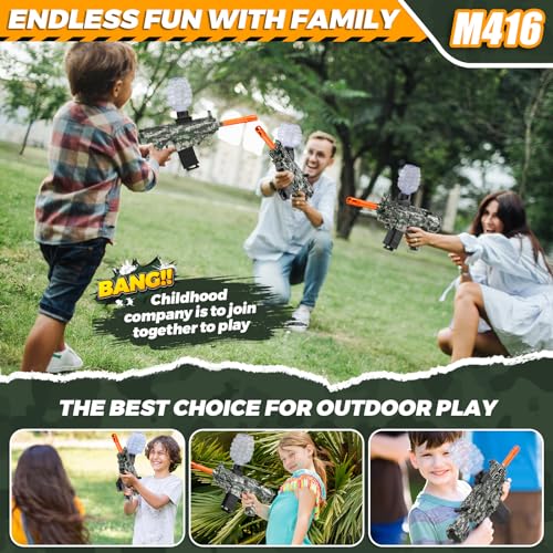 Electric Gel Ball Blaster Toys-Eco-Friendly Splatter Ball Blaster,Automatic Outdoor Games Toys for Activities Team Game(Green)