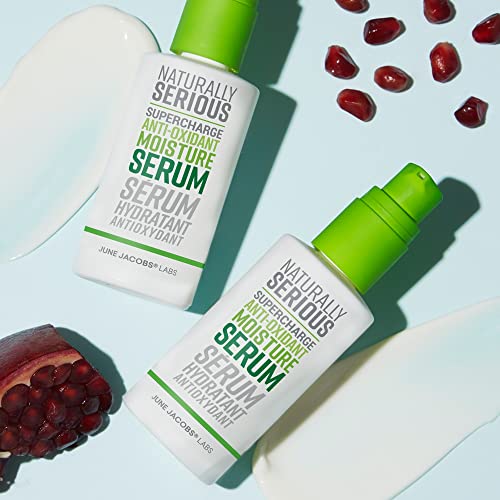 Naturally Serious | Supercharge Anti-Oxidant Moisture Hydrating Serum With Hyaluronic Acid, Face Serum For Dry Skin, Vegan Skincare, Cruelty-Free Skincare
