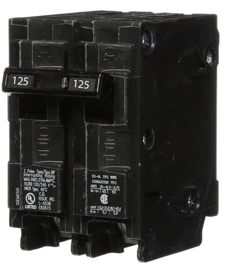 Siemens Q2125 125-Amp 2 Pole 240-Volt Circuit Breaker by Siemens
