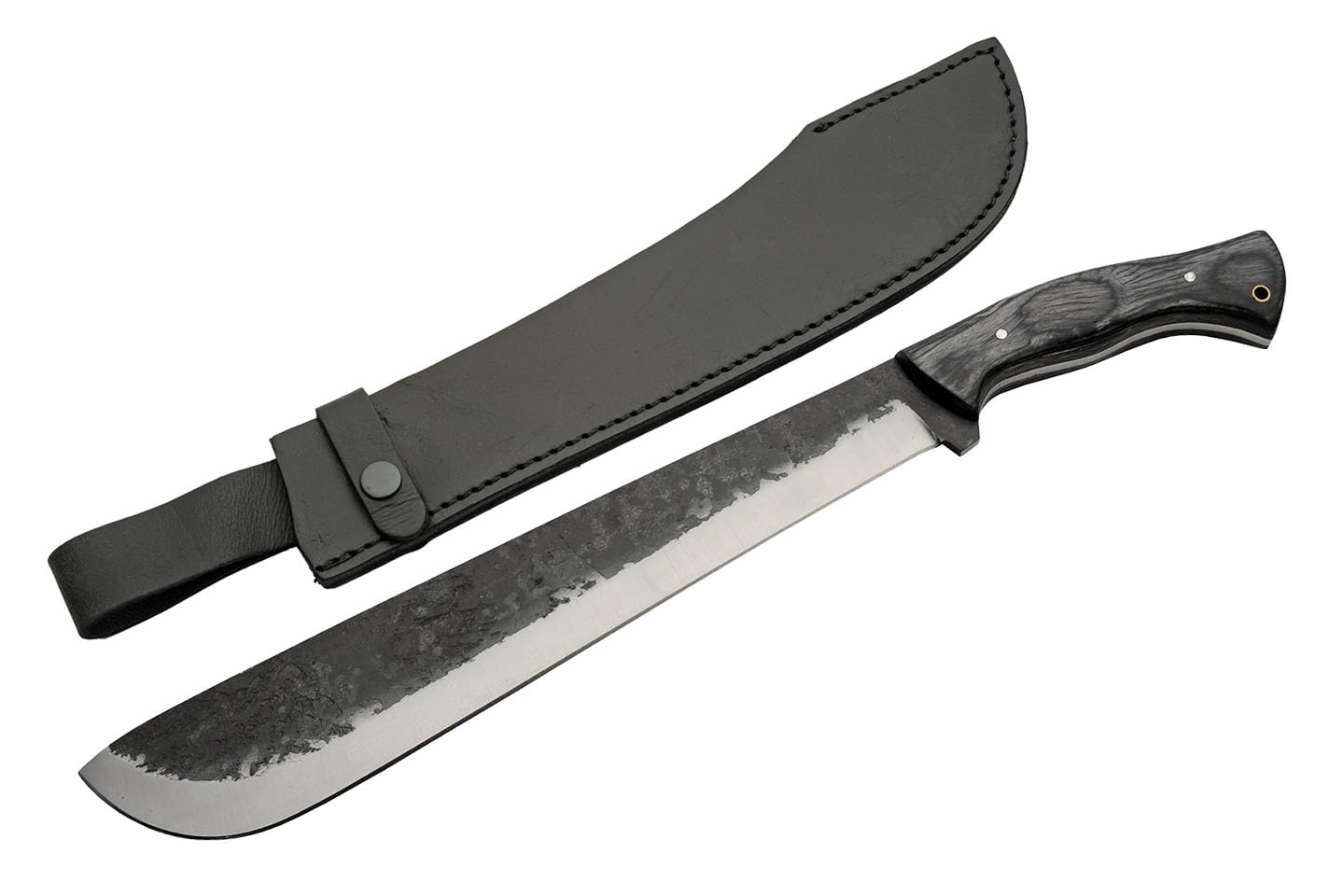 18" Carbon Steel Wood Handled Outdoor Bushcraft and Gardening Knife