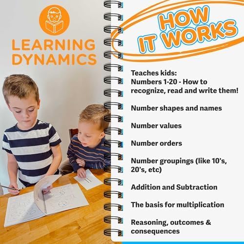 LEARNING DYNAMICS 4 Weeks to Read Program and 15 Minute Math Program – Includes 53 Books, Teaching Manuals, Activity Workbooks, CD, Flashcards, Manipulatives – Learn Math, Reading & Writing