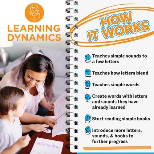LEARNING DYNAMICS 4 Weeks to Read Program and 15 Minute Math Program – Includes 53 Books, Teaching Manuals, Activity Workbooks, CD, Flashcards, Manipulatives – Learn Math, Reading & Writing