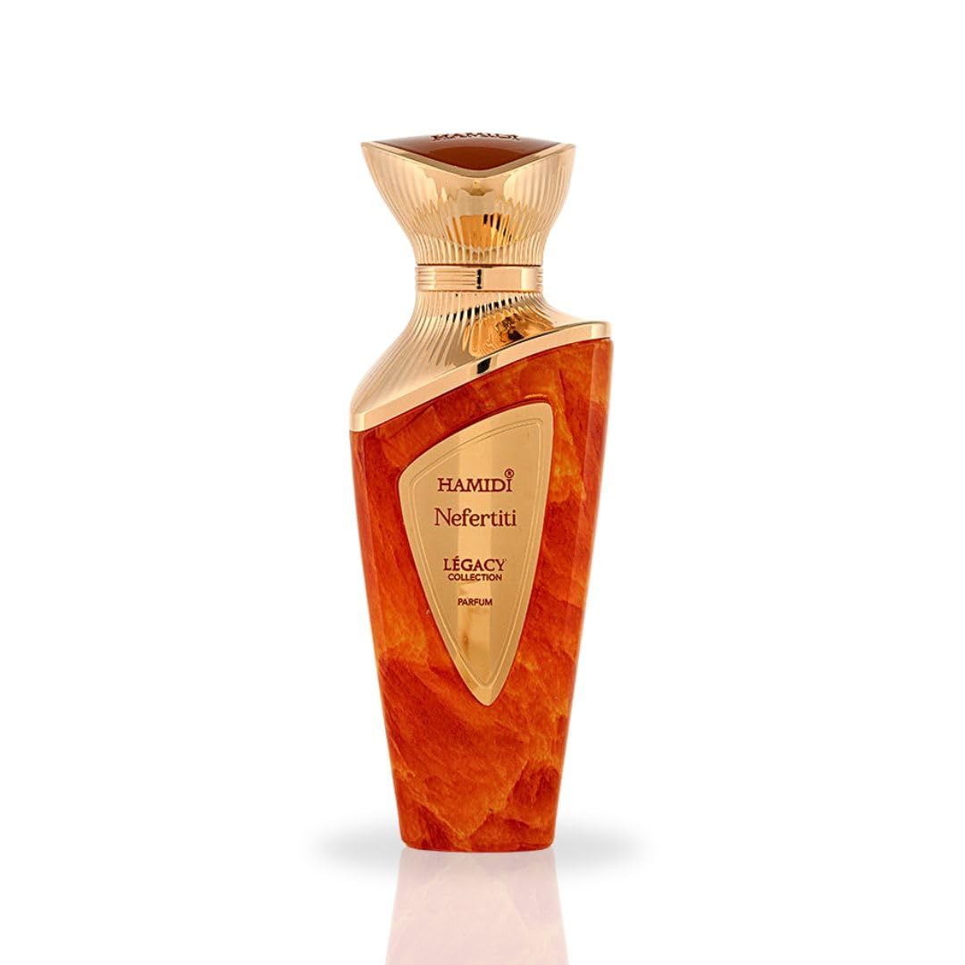 Hamidi LEGACY NEFERTITI Eau De Parfum Spray 100ML (3.4 OZ) Long Lasting Perfume for Women & Men, Embrace The Legendary Beauty & Regal Grace, Unisex Perfume.