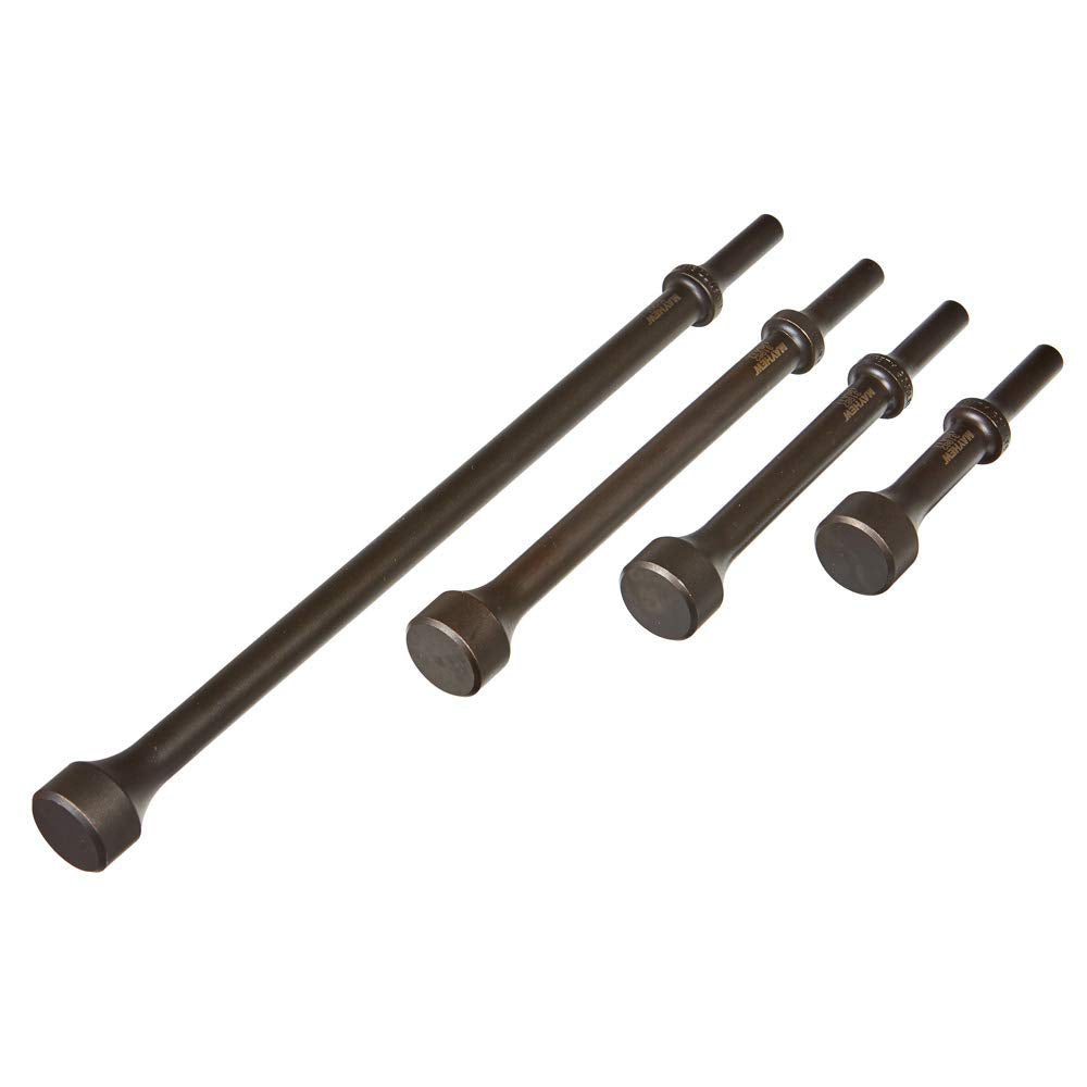 Mayhew Tools 32025 Pneumatic Hammer, 4-Piece Set, Black Oxide Finish