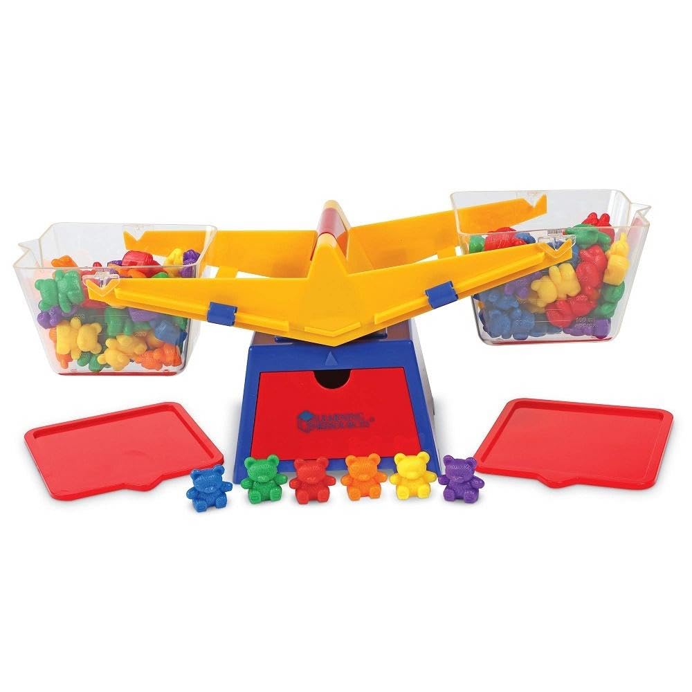 Learning Resources LER0779 Baby Bear Balance Set, Weights & Counters, LER0779