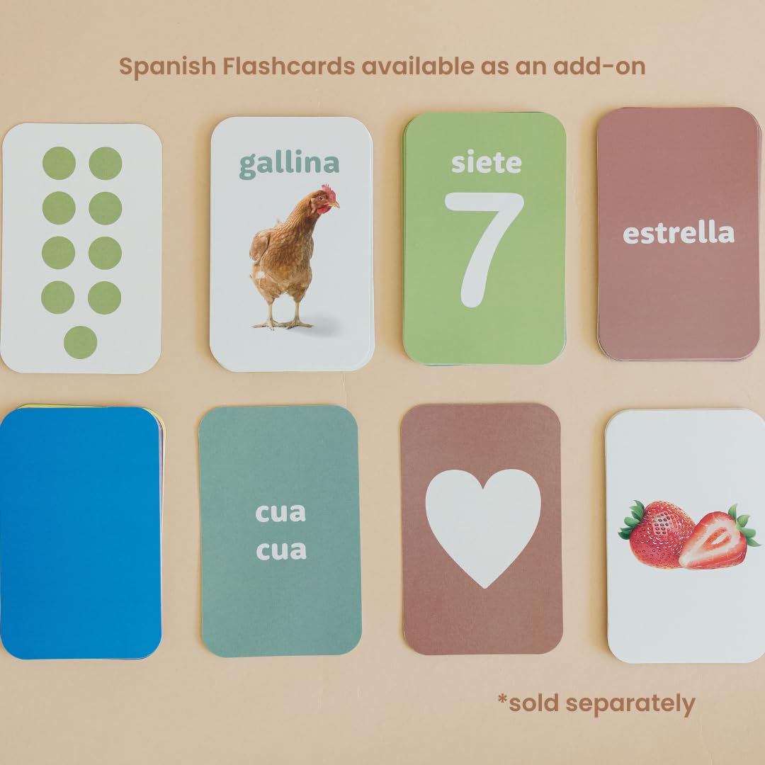 Solobo Learn & Drop Toddler Toy, Montessori Learning Games, 50 Preschool Flashcards for Toddlers 1-3, Learning Resources, Toddler Toys 2-3, Sight Word Flash Cards, Kindergarten Classroom Must Haves