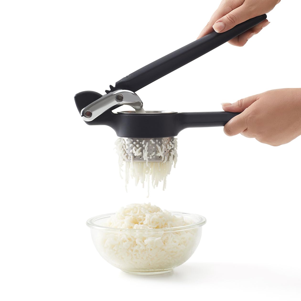 Chef’n FreshForce Potato Ricer, Masher and Vegetable Press – Heavy-Duty Potato Ricer with Dual-Gear Mechanism, Easy-Clean Dishwasher Safe
