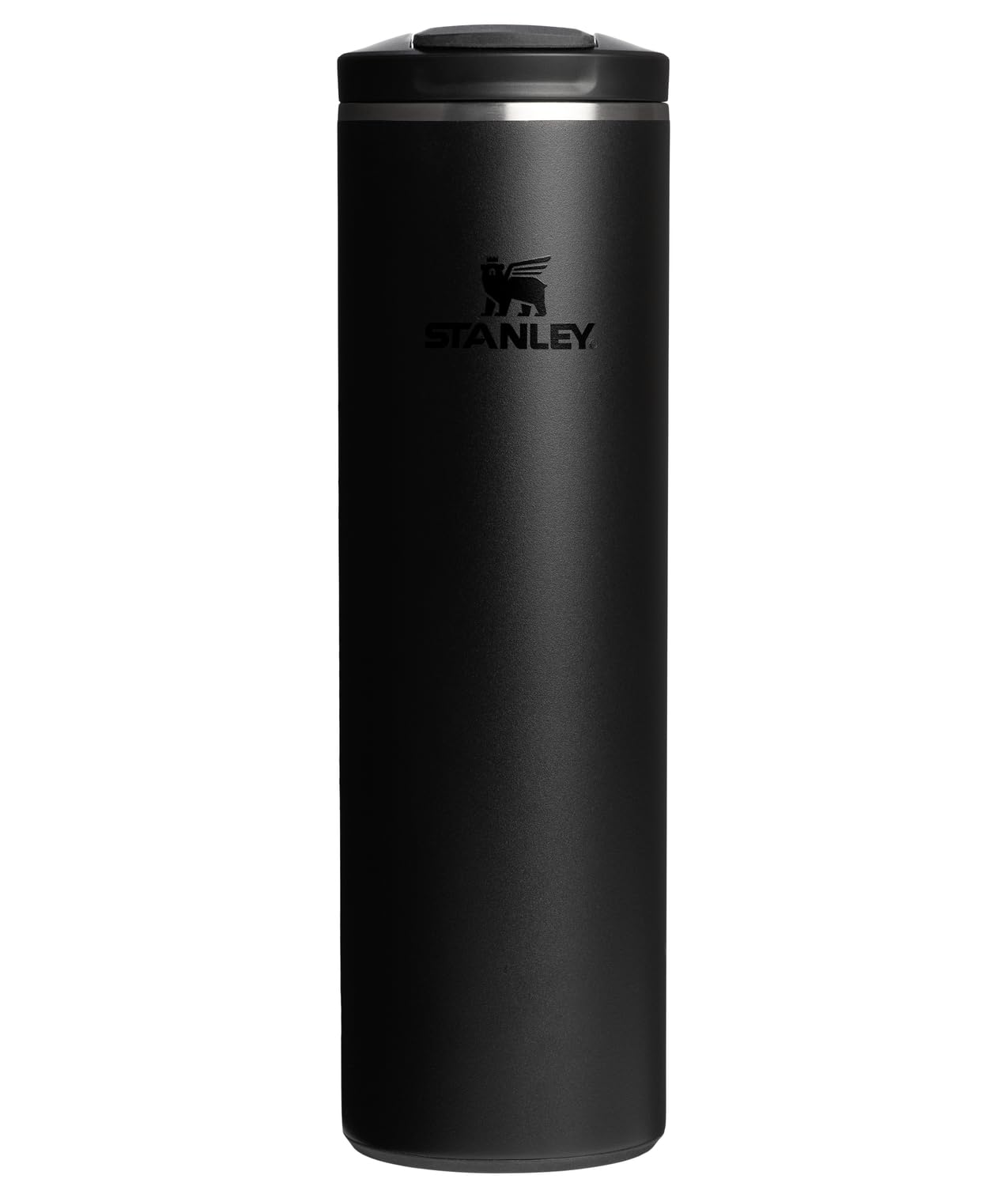 STANLEY Transit FlipTop Mug | Leakproof Coffee Travel Cup | Vacuum Insulated Stainless Steel | Stays Hot or Cold for Hours | BPA-Free | 20 oz | Black 2.0