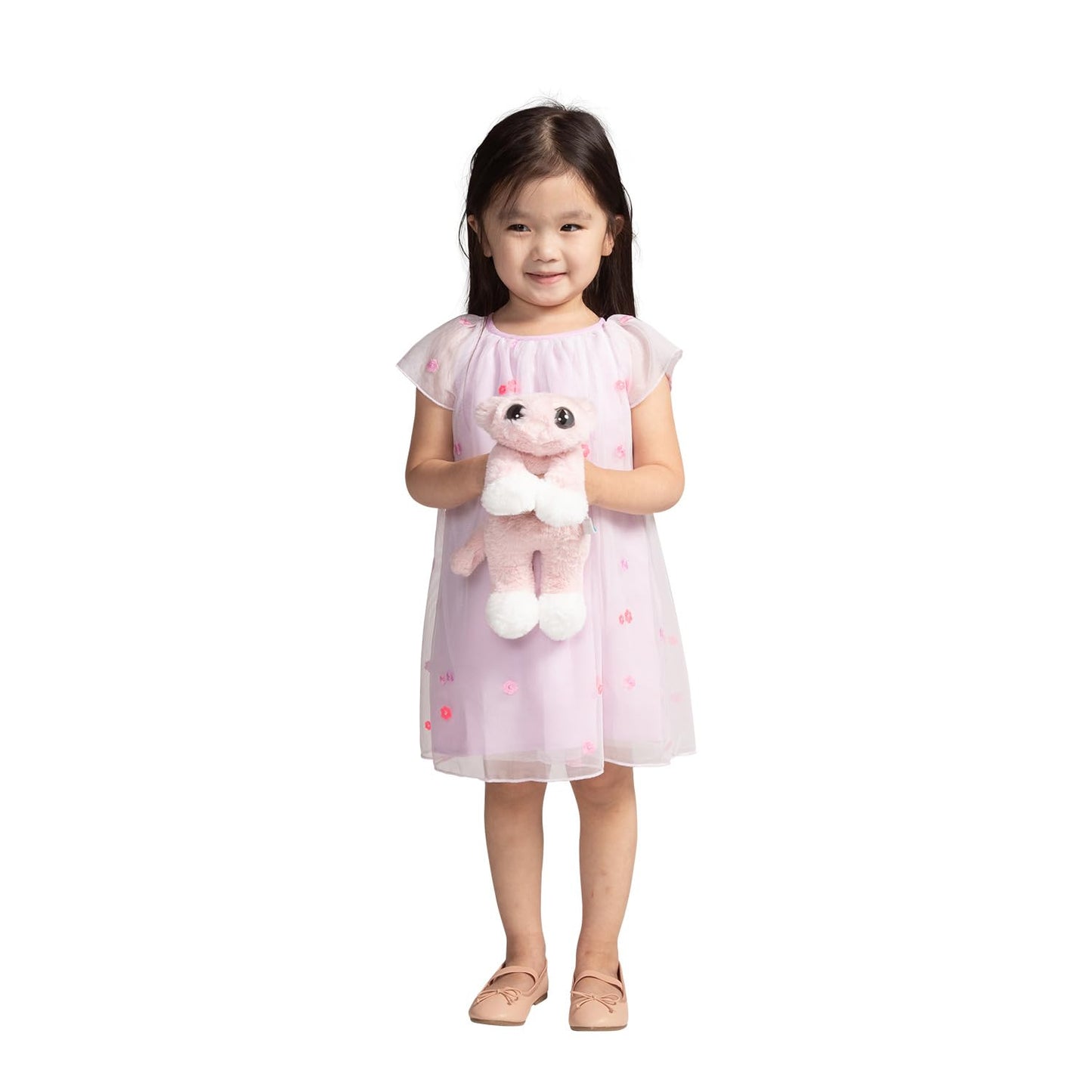 Manhattan Toy Lanky Cats Mochi Pink Cat Stuffed Animal