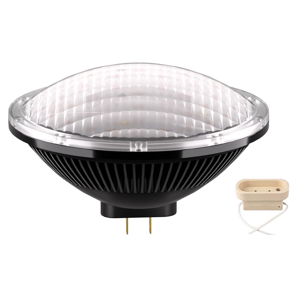 AIPLAMP Par56 LED Bulb Dimmable 36W Flood Light Warm White (2700-3000K) WFL 120°Beam Angle GX16D Base, Replace Par-56 300W 500W Halogen Bulb 1 Pack