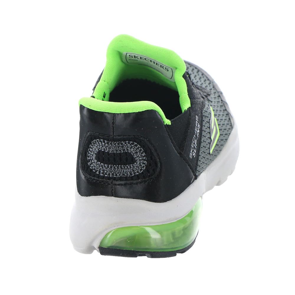 Skechers Kids Boys Skechers Razor Air-Hyper-Brisk Sneaker, Charcoal/Black, 6, Big Kid