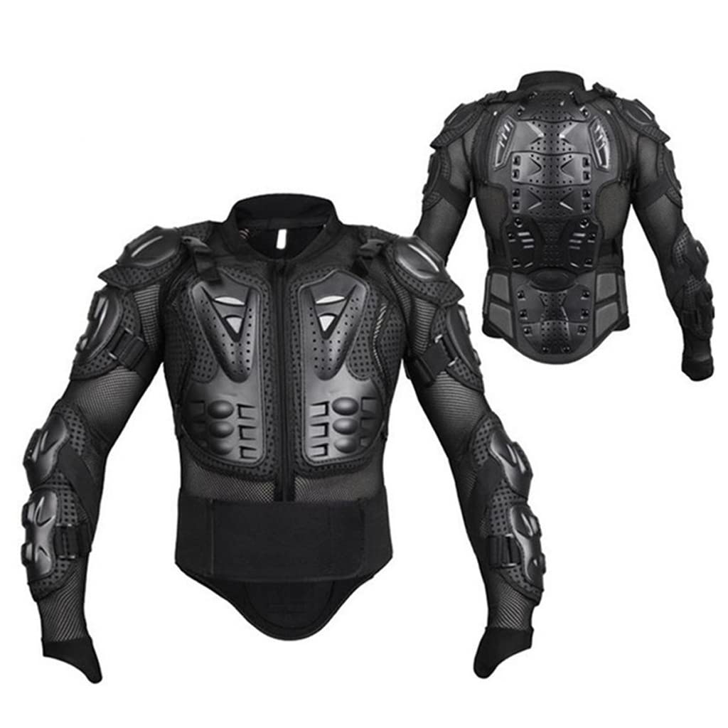 Adult Motorcycle Protective Jacket and Knee Pads, Motorcycle Accessories, Back Spine Chest Protector, Full Body Chest Armor for Motocross Dirt Bike Gear(XXL)
