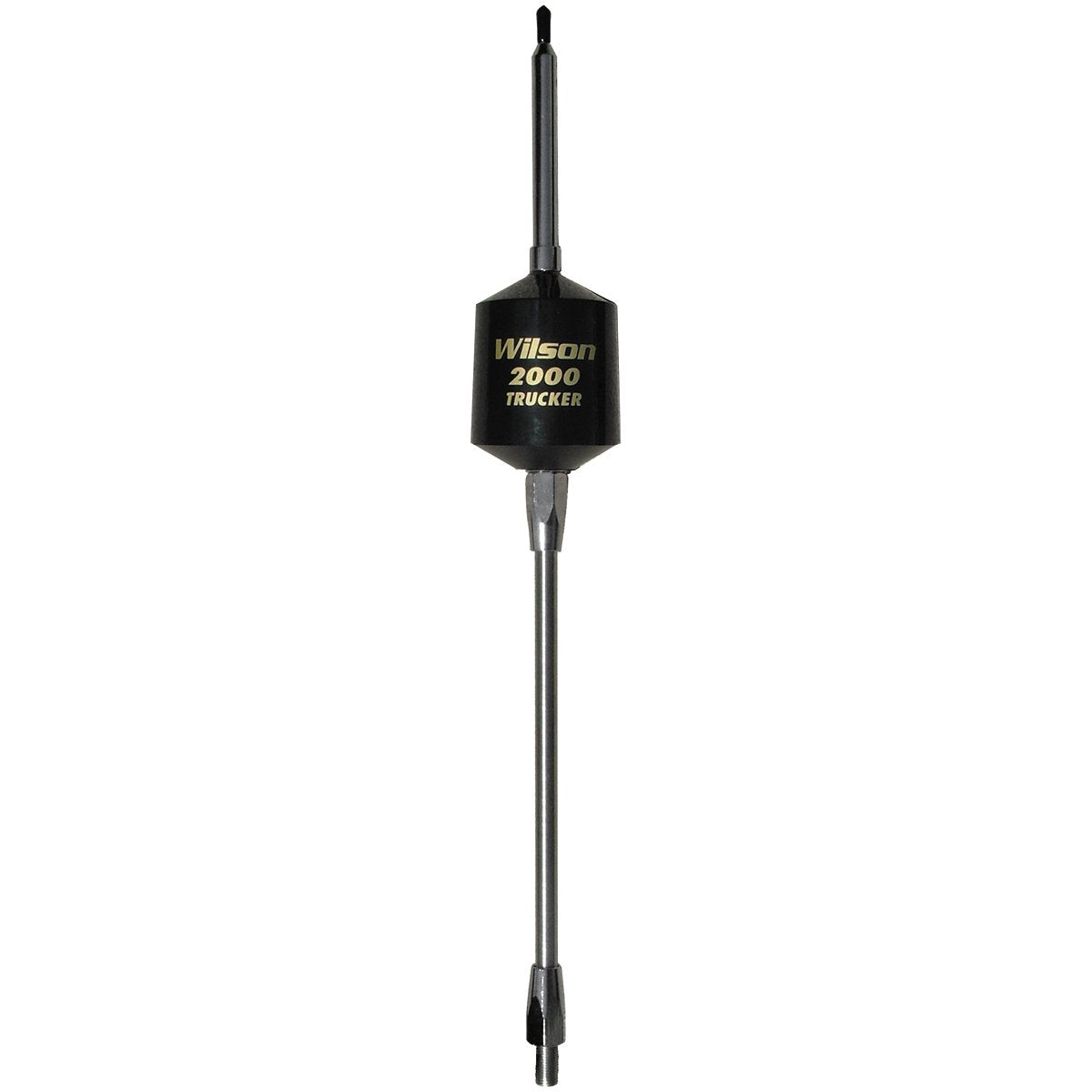Wilson Antennas 305-495 T2000 Series 3500 Watt Trucker Antenna Mobile CB Replacement Antenna Steel Whip, AM-FM Ready, Black