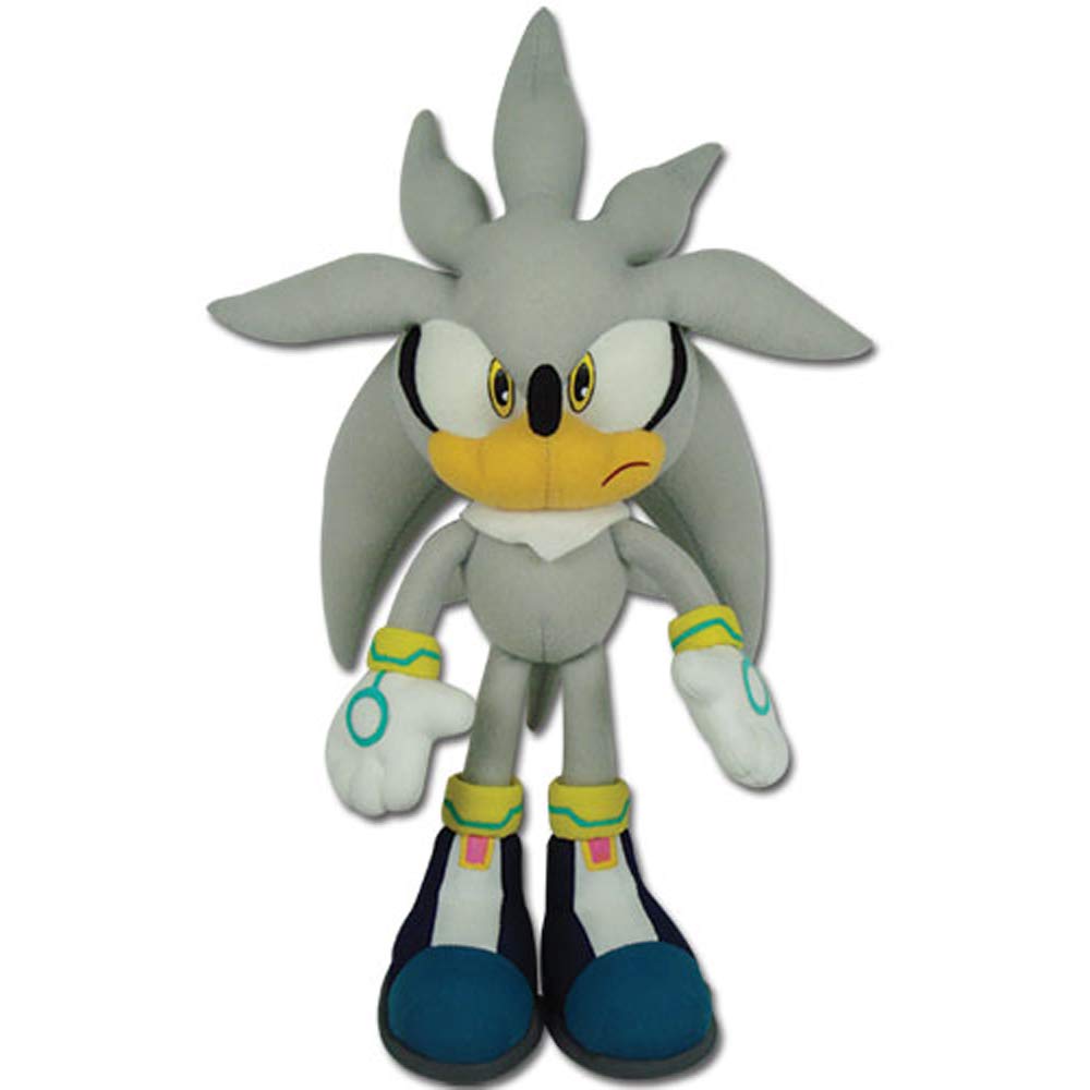 Sonic The Hedgehog Great Eastern GE-8960 The Hedgehog Plush - Silver Sonic, 13",