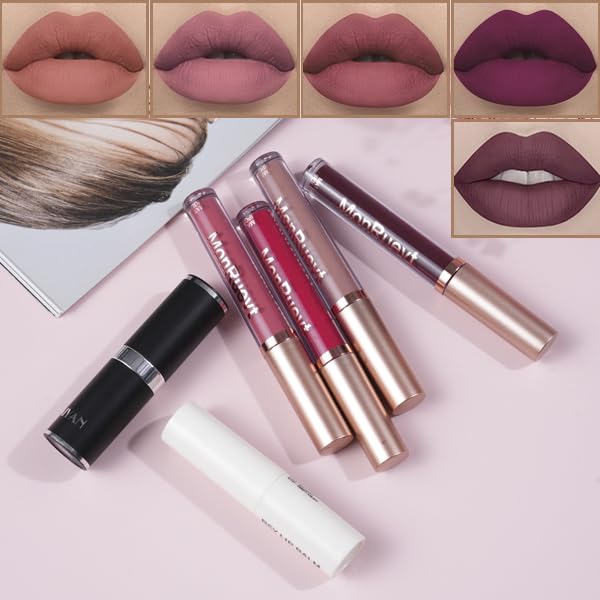 All in One Makeup Kit Makeup Kit for Women Full Kit Multipurpose Makeup ,eyeshadow、 liquid foundation,Loose powder,Eyebrow pencil,4-color lip gloss set
