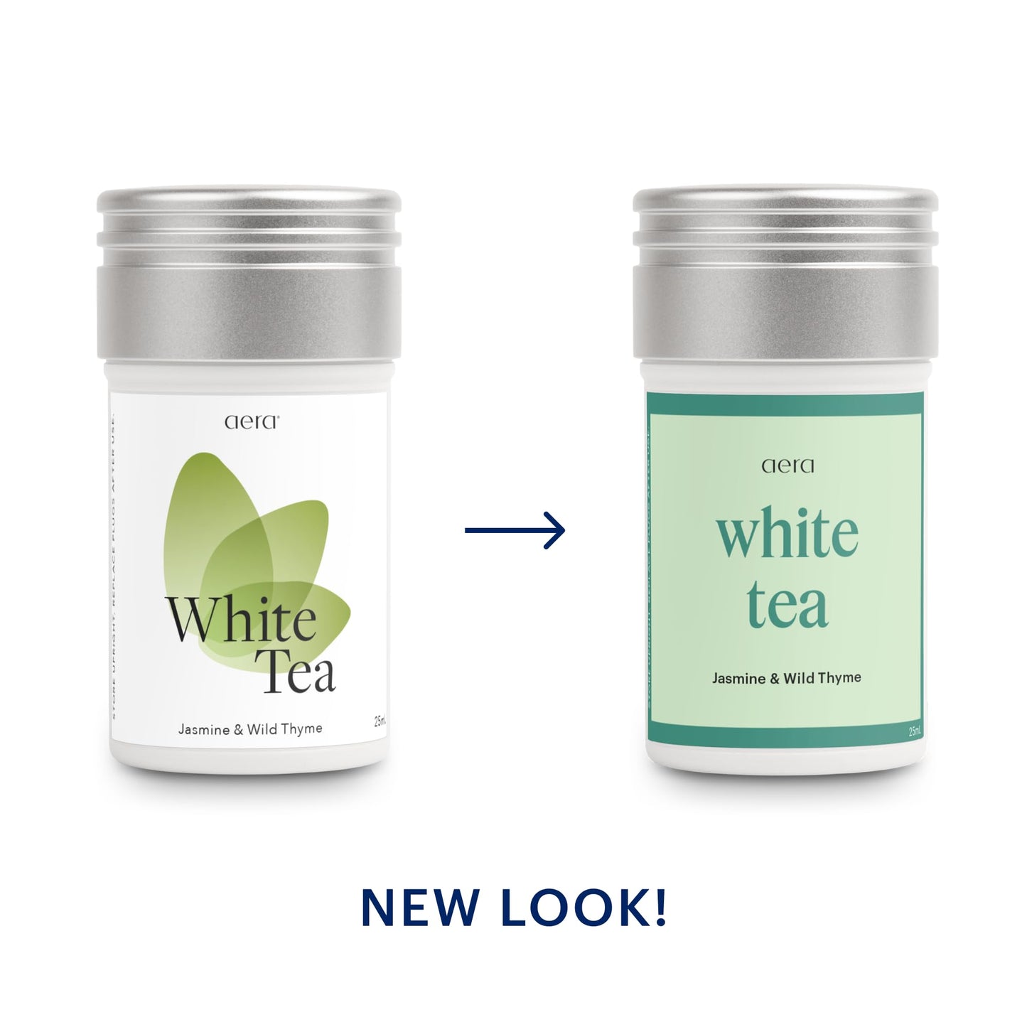 Aera White Tea Home Fragrance Scent Refill - Notes of White Tea, Jasmine and Thyme - Works with the Aera Diffuser