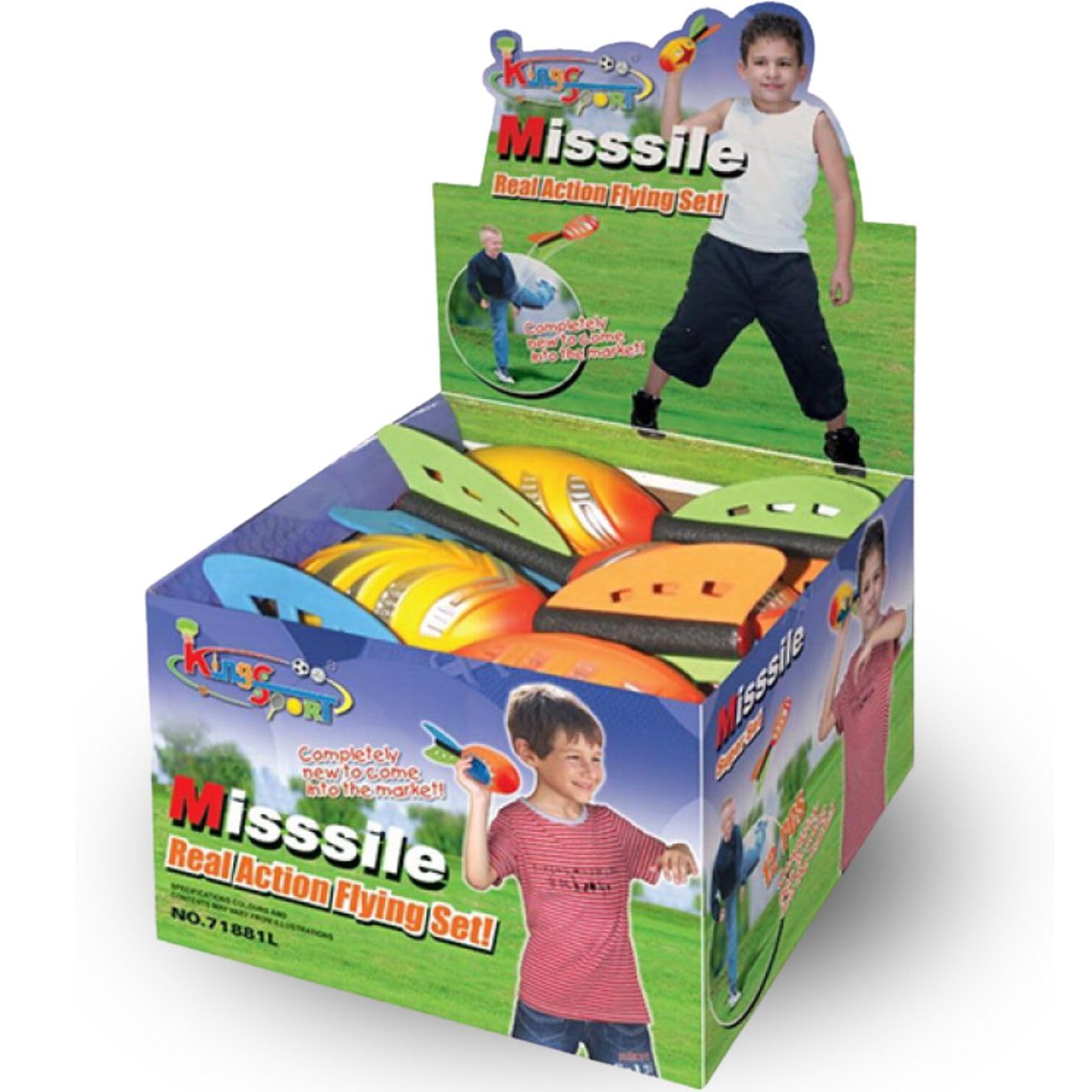 12 Pack Flying Foam Foam Missile Footballs with Tails, Sports Aero Pocket Flyers Toys for Kids Outdoor Backyard Activities, Games, Party Favors (9 Inches)