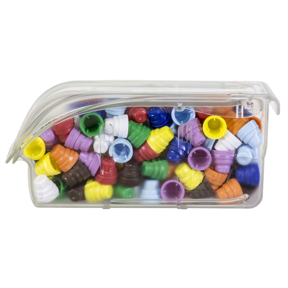 Akro-Mils 305A3 Insight Ultra-Clear Hanging and Stacking Plastic Storage Bin, (7-3/8-Inch x 4-1/8-Inch x 3-1/4-Inch), Clear, (16-Pack)