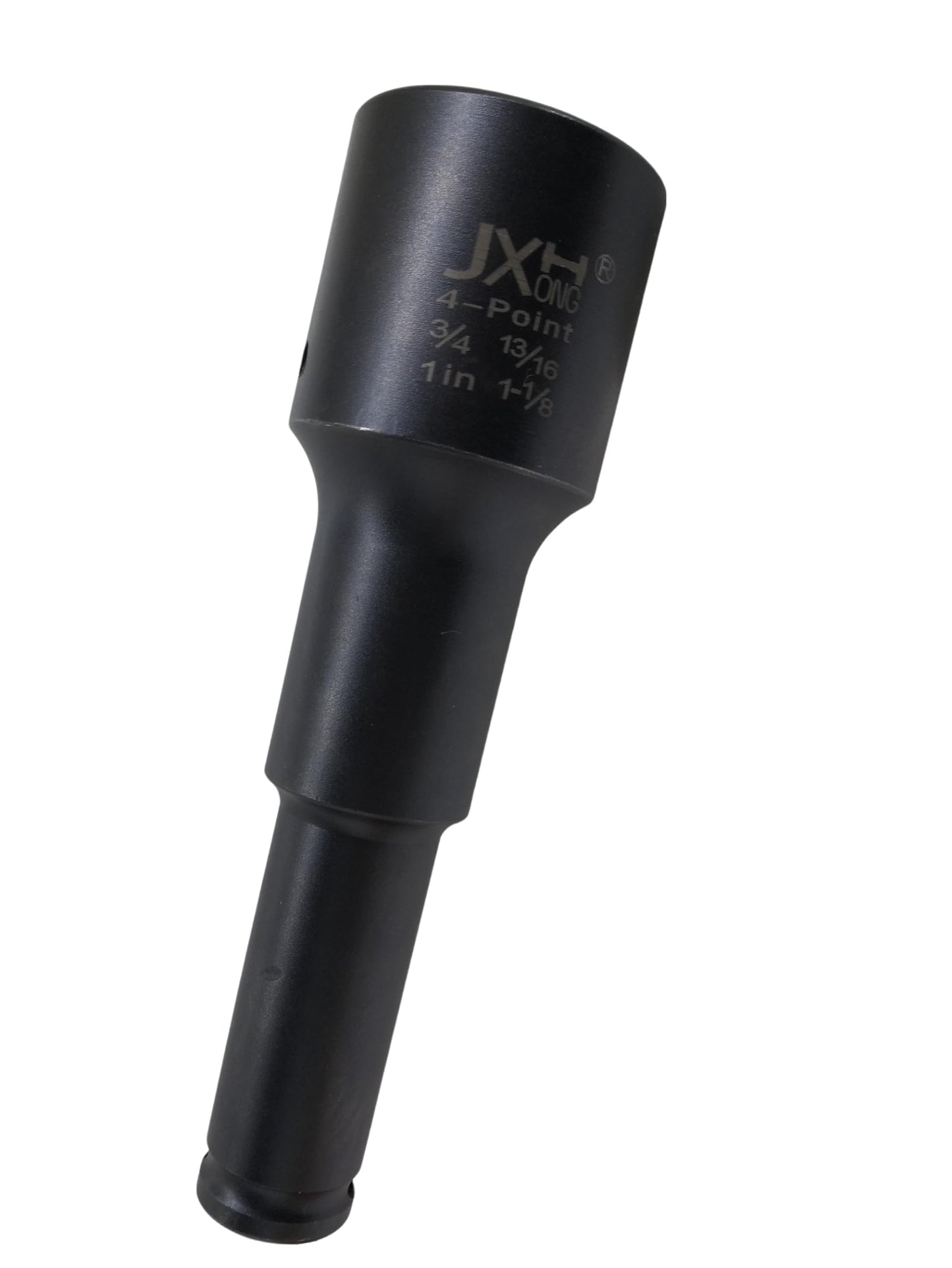 JXHONG 4-Point Square Impact Socket,1/2 drive, 4 in 1 Coaxial Spring Loaded Socket: 3/4", 13/16", 1", 1-1/8", Heat Treated Cr-Mo Alloy Steel