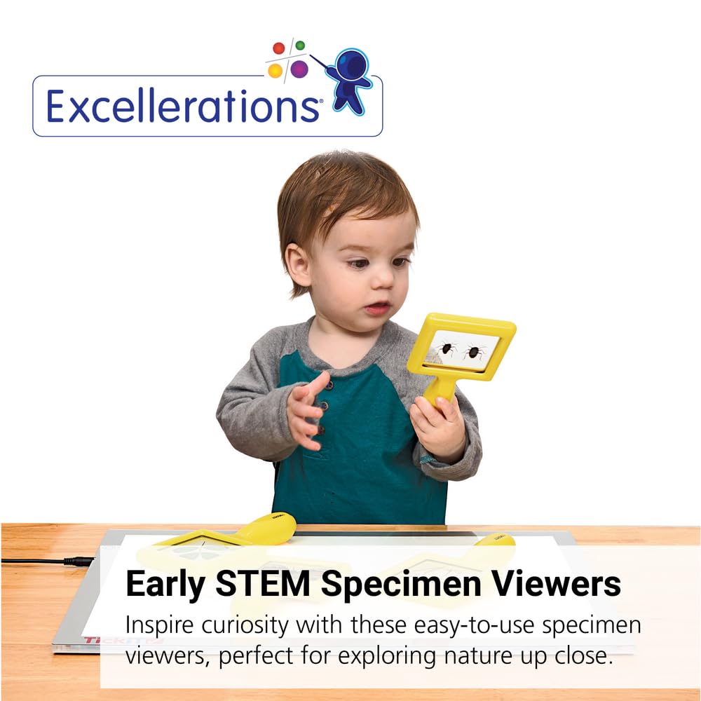 Environments Toddler, Preschool Early STEM, Specimen Viewers for Kids, Science Education Set of 4