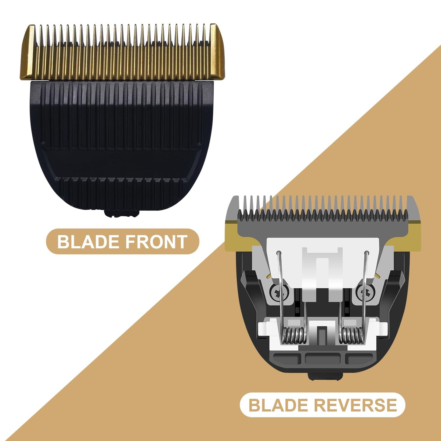 2 Pack Replacement Trimmer Blade Compatible with Panasonic WER9902 Trimmer Blade,Fit for ER-GP80 ER1611 ER1512 ER1511 ER1510 ER1610 ER160 ER153 ER152 ER151