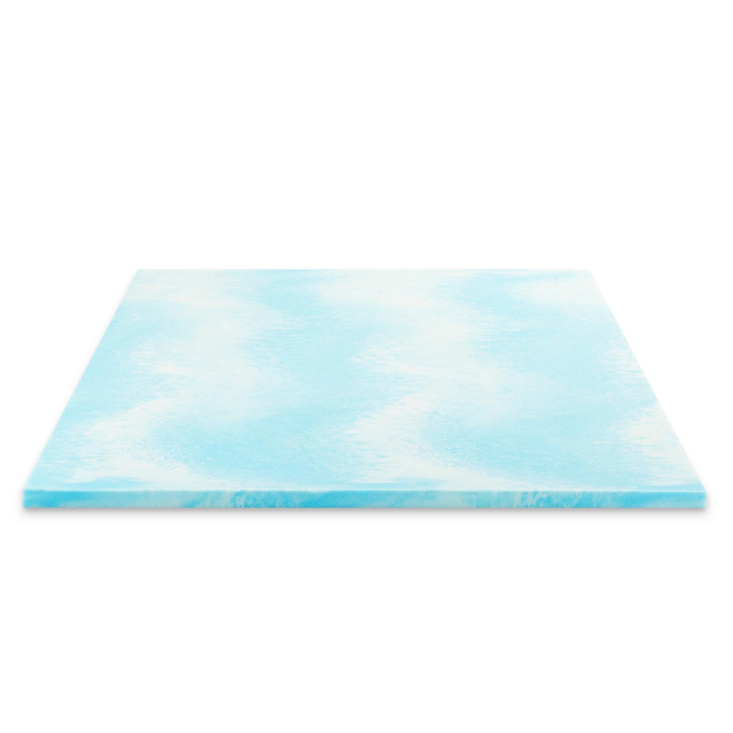 Best Price Mattress 1.5 Inch Swirl Gel AeroBreeze Cooling Air Flow Memory Foam Mattress Topper, Dorm Essentials, King