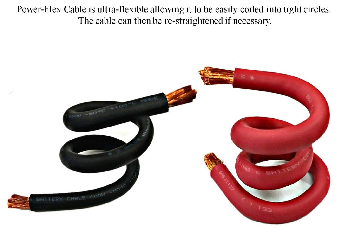 4/0 Gauge 4/0 AWG 10 Feet Black + 10 Feet Red Welding Battery Pure Copper Flexible Cable Wire - Car, Inverter, RV, Solar