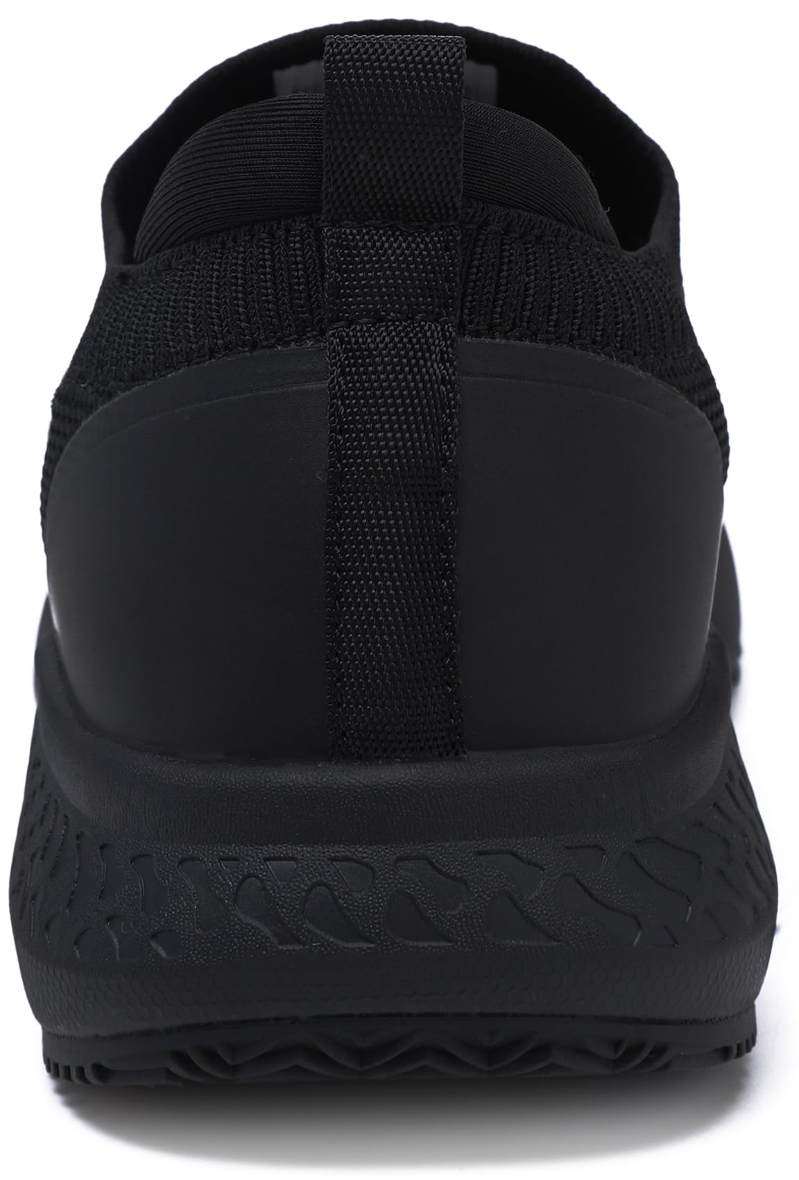 AEHAO Women's Non Slip Work Shoes Food Service Waterproof Slip-Resistant Chef Shoe for Kitchen Restaurant Hospital Staff Walking Sneakers Easy-Clean Slip-On Design,Black 8