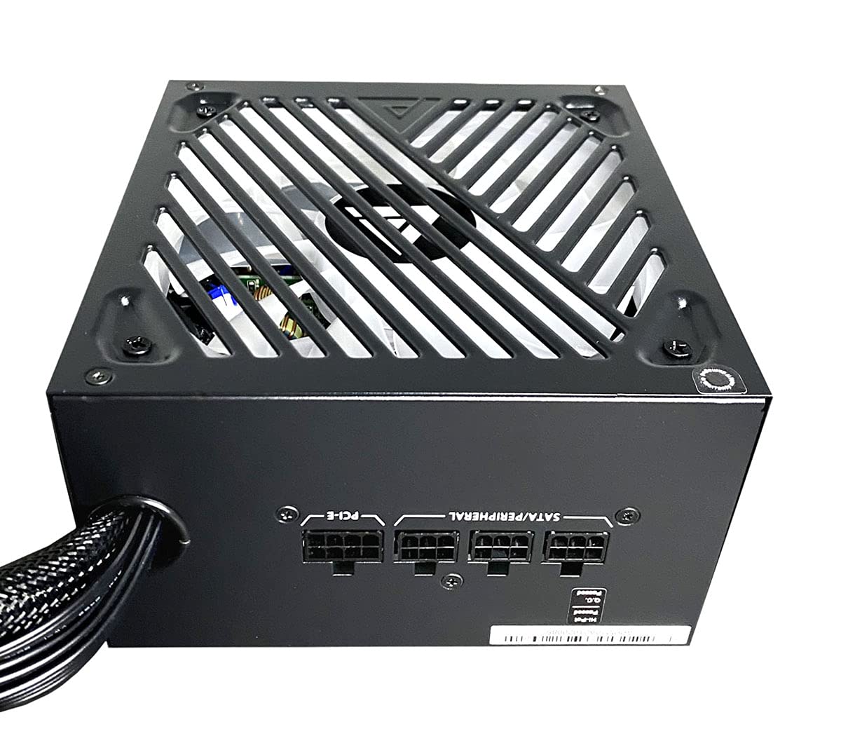 Apevia ATX-PM650W Premier 650W 80+ Gold Certified Active PFC ATX Semi-Modular Gaming Power Supply with 366 RGB Light Modes