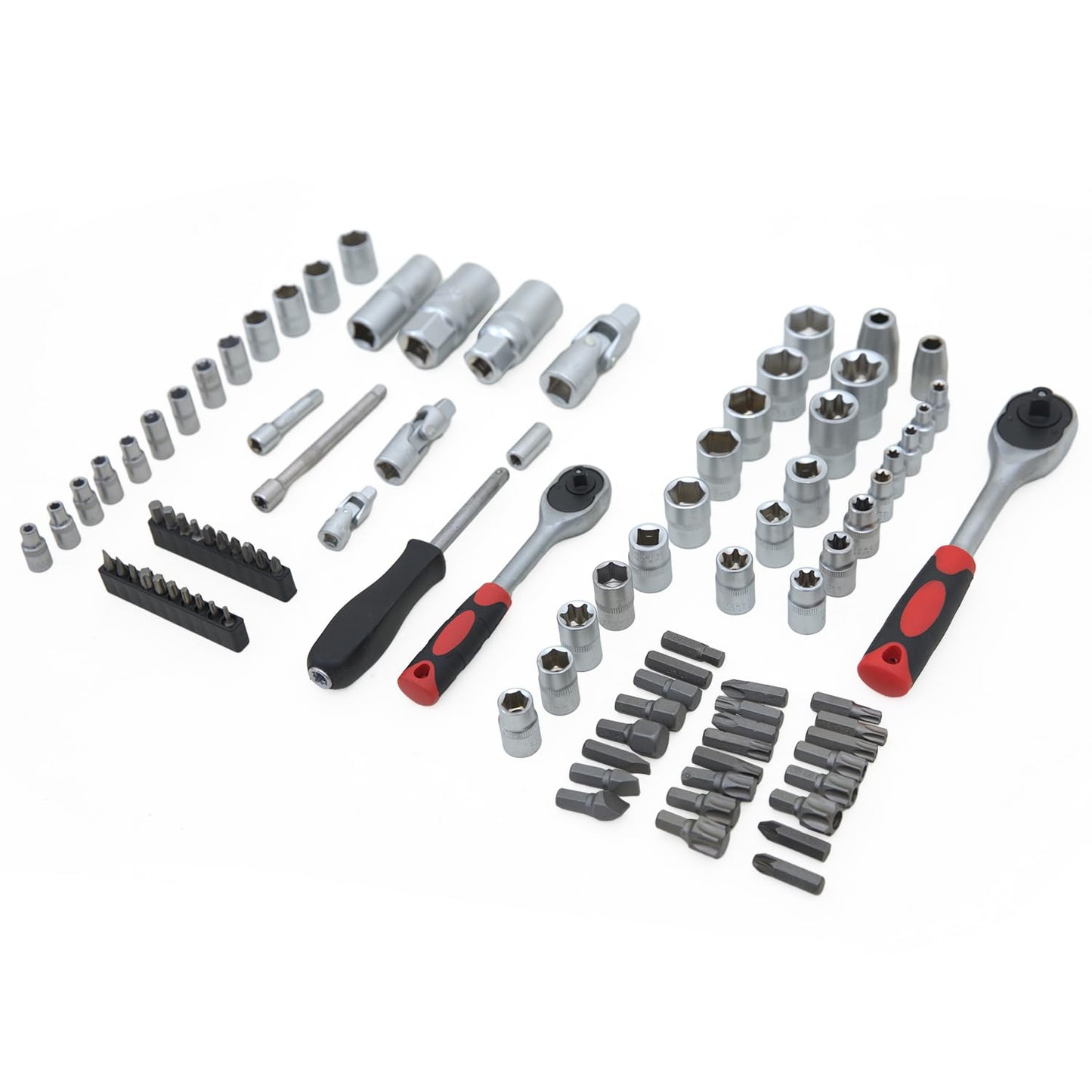 Hantinstom Ultimate Sockets Set Comprehensive Hand Tool Set Perfect for Home Essentials College Dorm Car Emergency Kit Ideal Apartment Essentials & Men’s Tools Gift (94pcs)