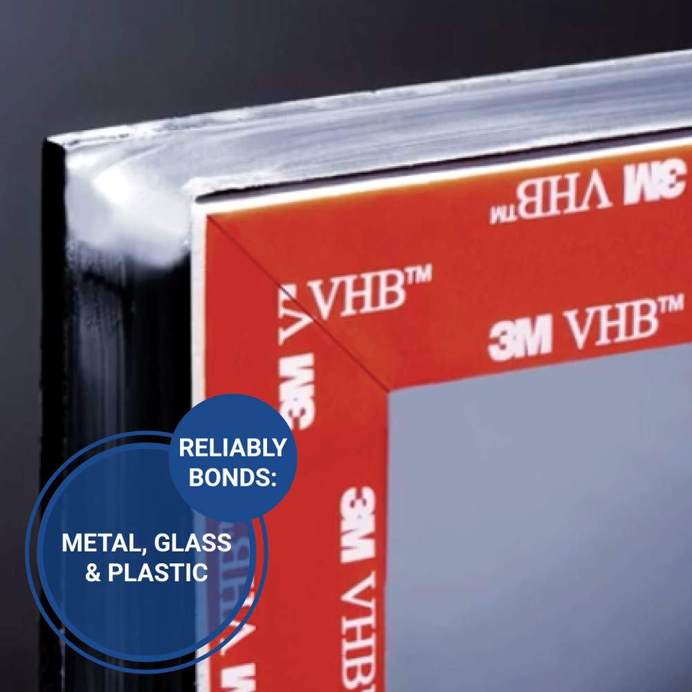 3M VHB 3/4-5-5915 Heavy Duty Bonding Tape, Black, 3/4 in x 216 ft, 1 Count, Red