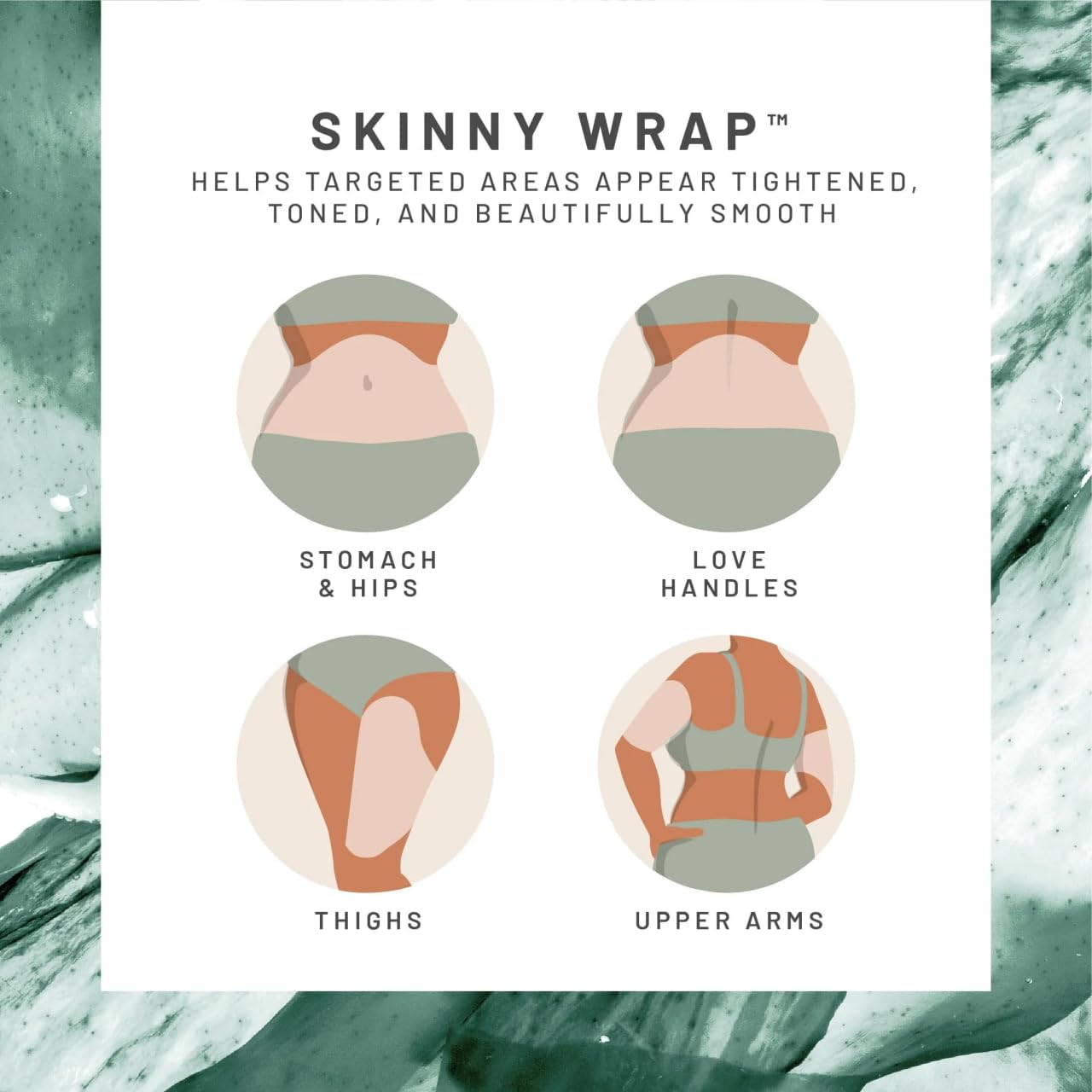 It Works! Skinny Wrap, 3 Count (Pack of 1) - Transformative Body Wraps with Seaweed, Green Tea, and Guarana for Firming, Toning, and Contouring - Ideal Wraps Enthusiasts