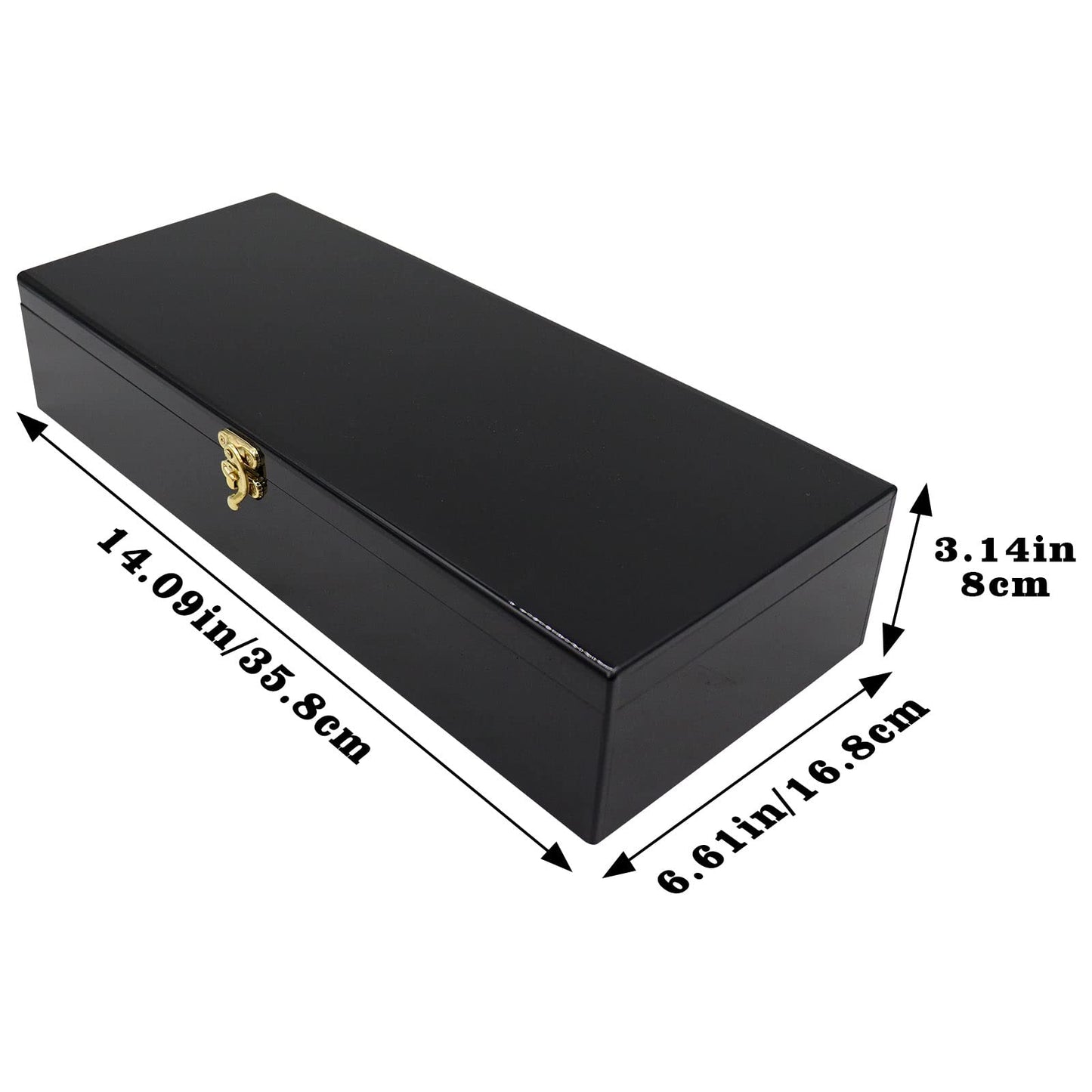 Black Acrylic Lockable Currency Tray, 5 Compartment Money Organizer for Cash, Cash Organizer Money Storage Box with Lockable Cover, Money Organizer for Cash