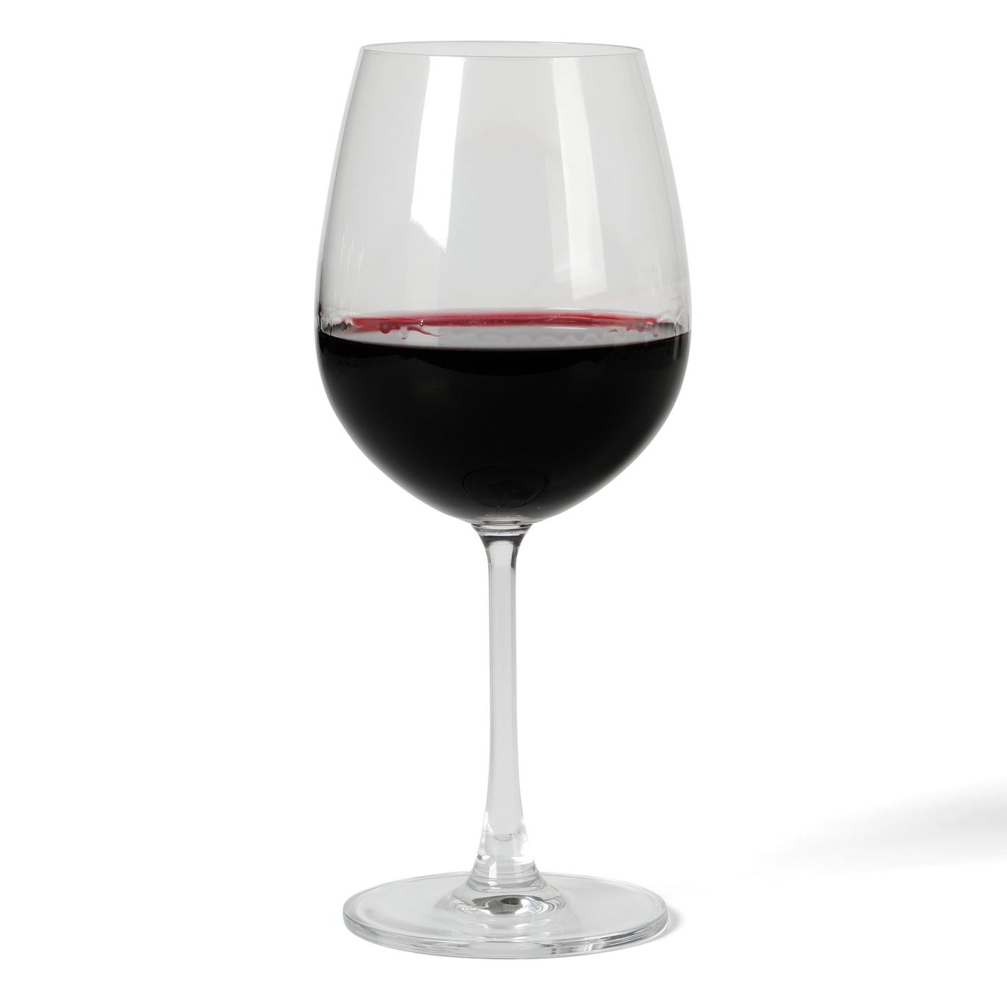 Martha Stewart Vivica 4-Pack Red Wine Glass Set, 20 oz – Elegant Stemmed Wine Glasses for Red Wine, Durable Clear Glassware for Dining, Entertaining, or Everyday Use