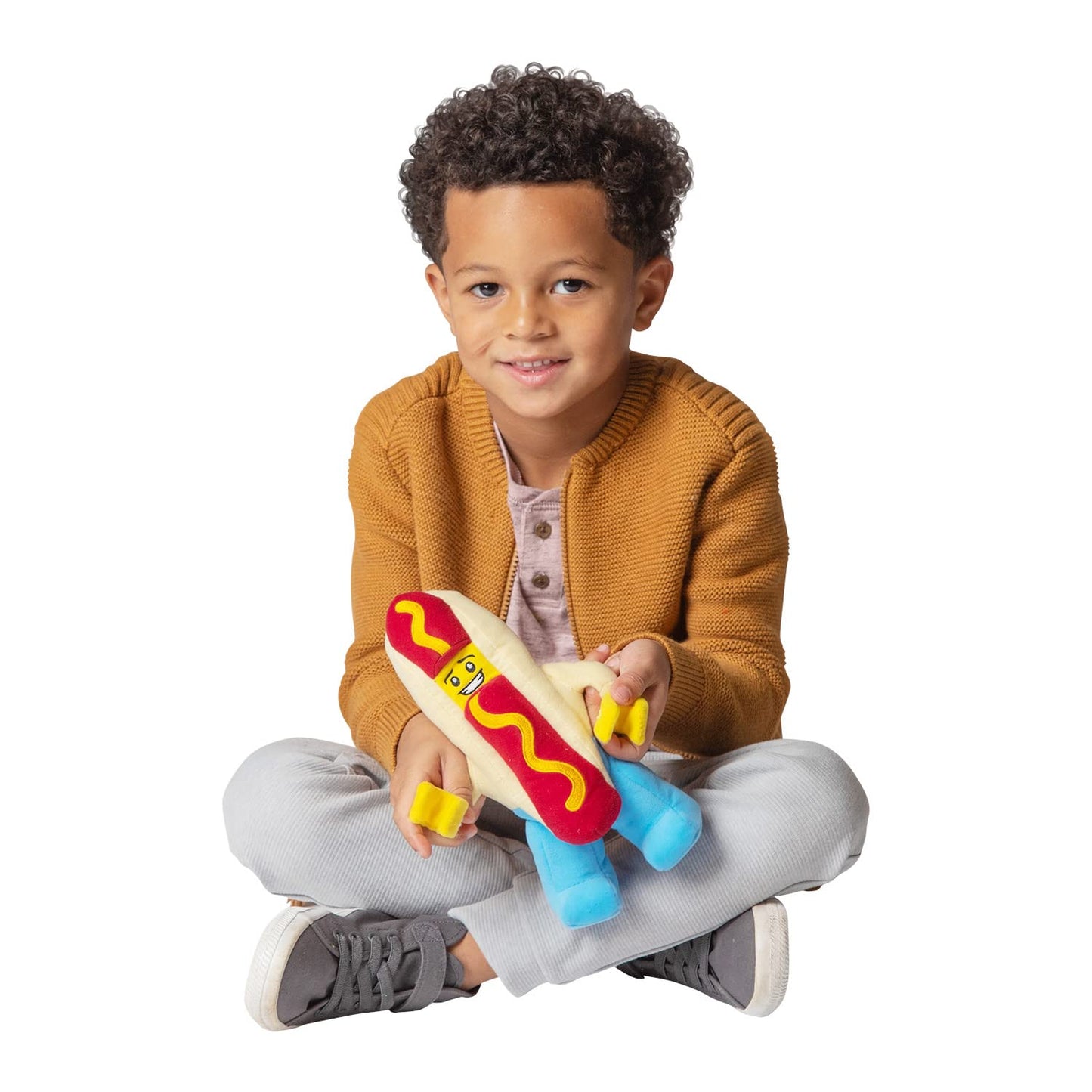 Lego Minifigure Hot Dog Guy 22.86cm Plush Character