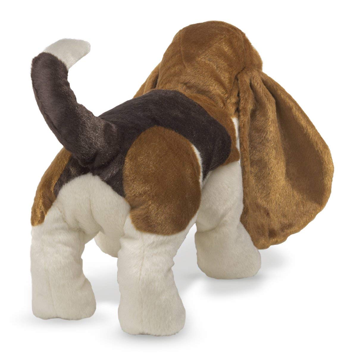 Folkmanis Bassett Hound Dog Hand Puppet, Multi, 8"
